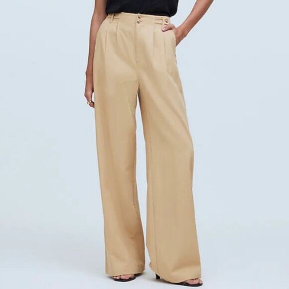 NEW Madewell Harlow Wide-Leg Pant Size 12 Tall - Picture 1 of 10